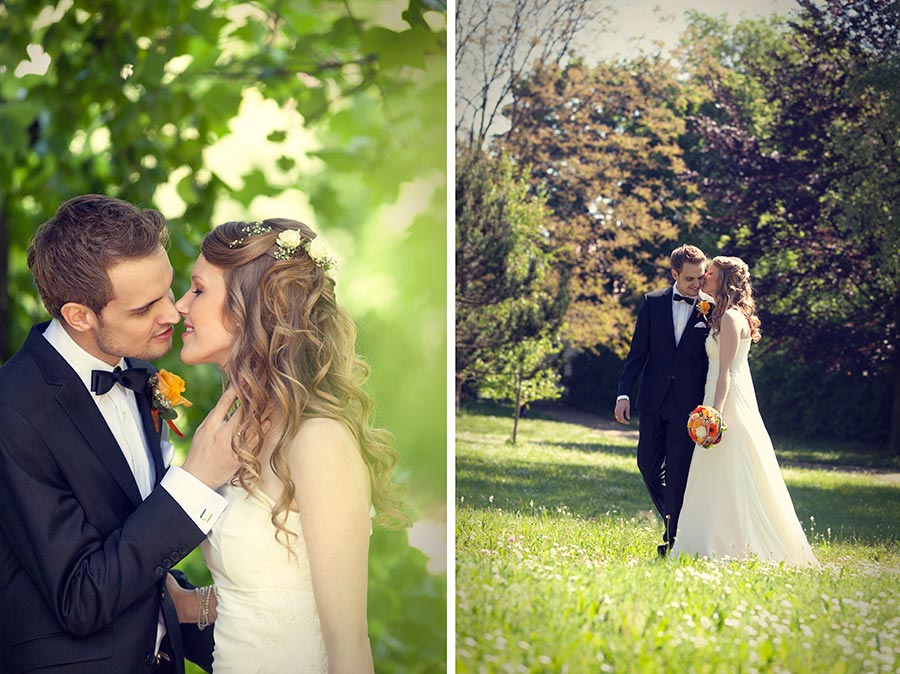 Hochzeitsfotograf Herrenberg, im Park des Erholungsheims in Gültstein