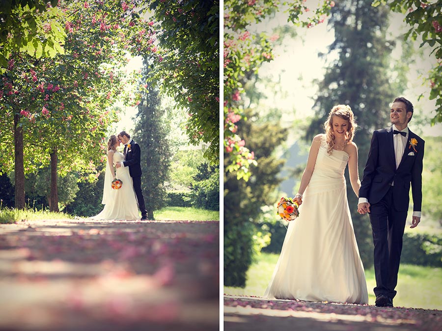 Hochzeitsfotograf Herrenberg, im Park des Erholungsheims in Gültstein