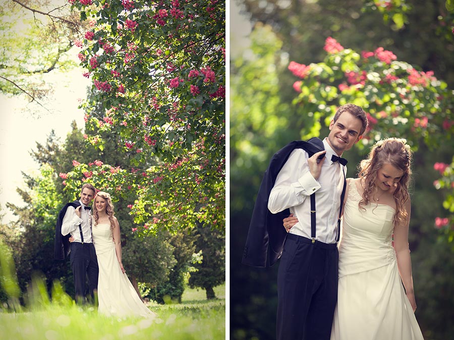 Hochzeitsfotograf Herrenberg, im Park des Erholungsheims in Gültstein