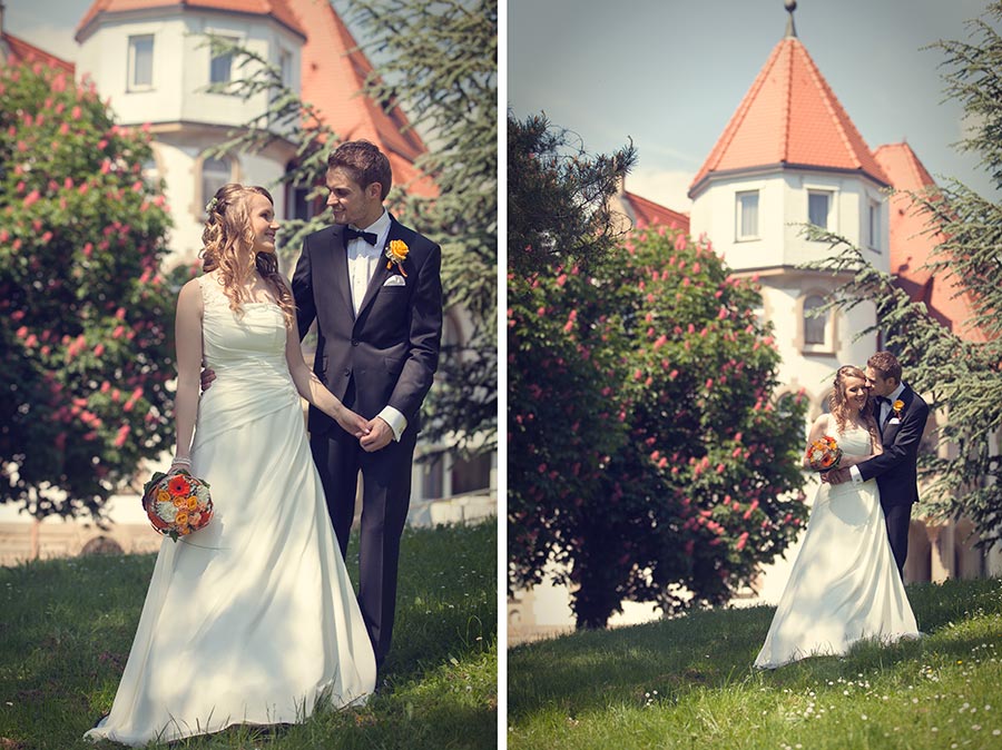 Hochzeitsfotograf Herrenberg, im Park des Erholungsheims in Gültstein