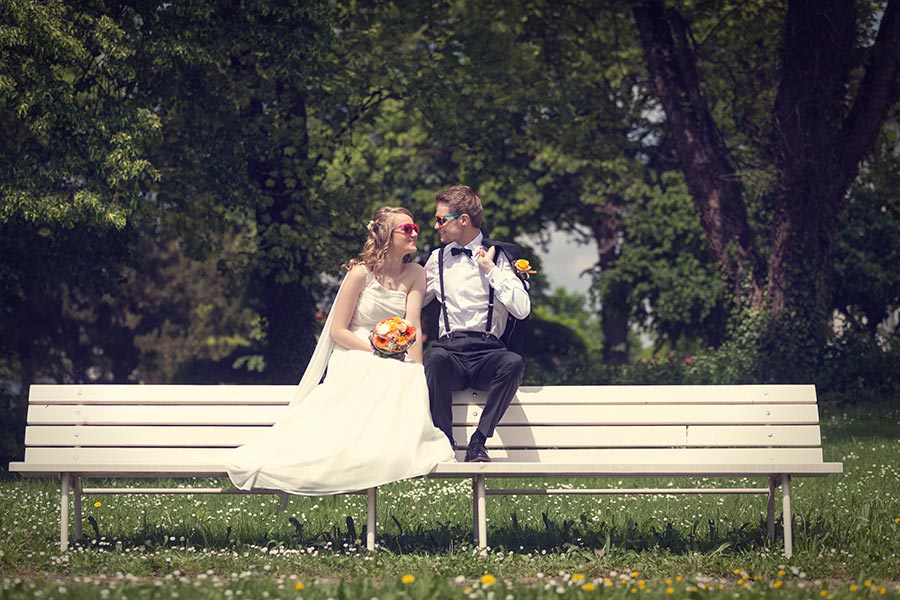 Hochzeitsfotograf Herrenberg, im Park des Erholungsheims in Gültstein