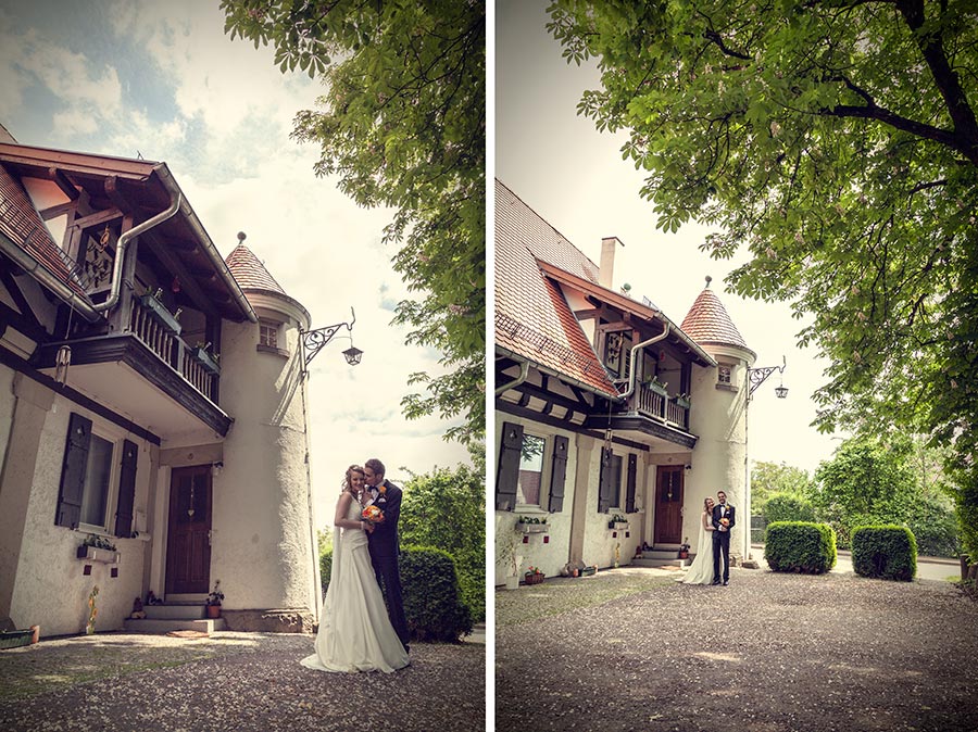 Hochzeitsfotograf Herrenberg, im Park des Erholungsheims in Gültstein