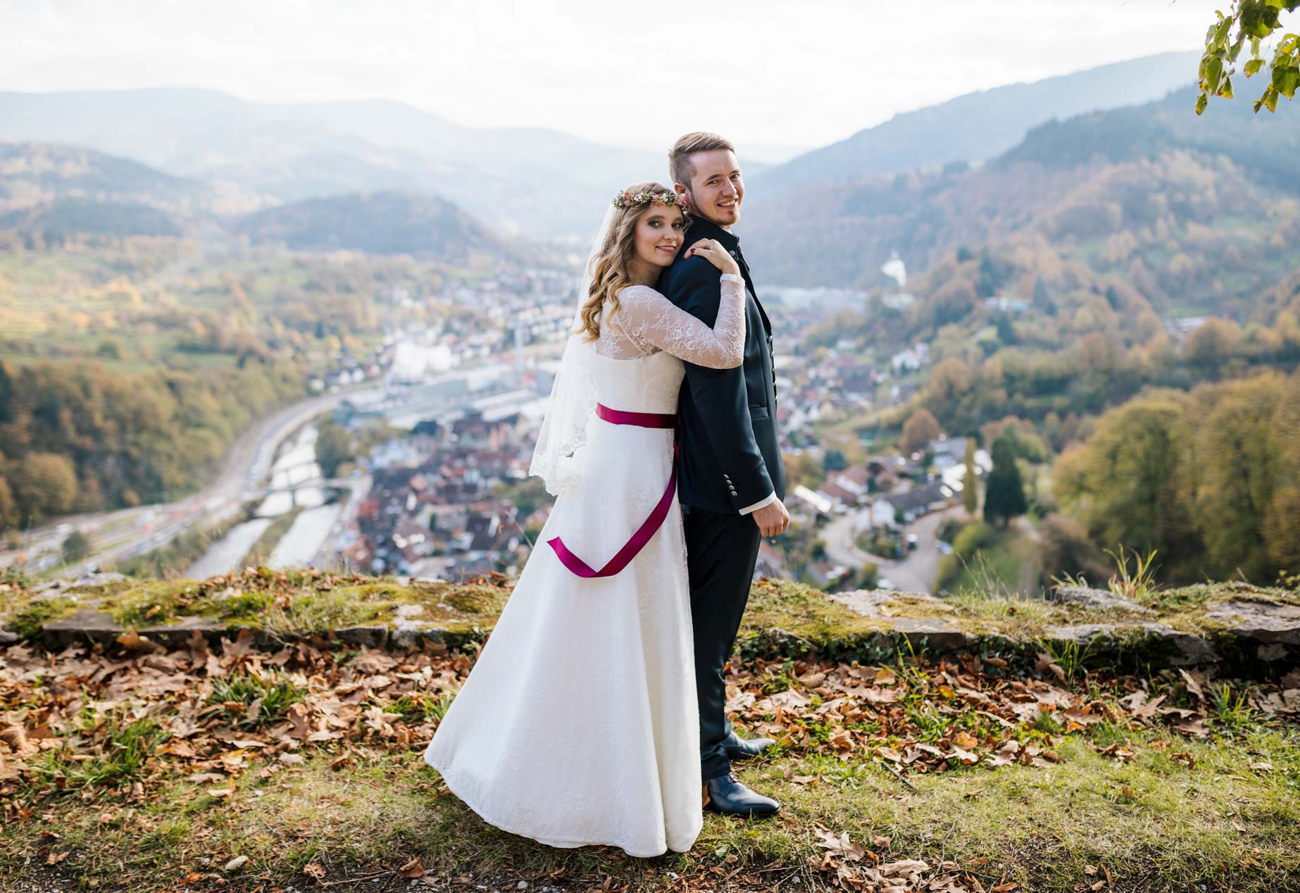 Hochzeitsfotograf in Schloss Eberstein Gernsbach