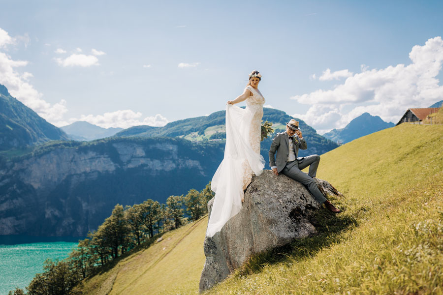 Hochzeitsreportage in Vierwaldstaettersee Zuerich After-Wedding